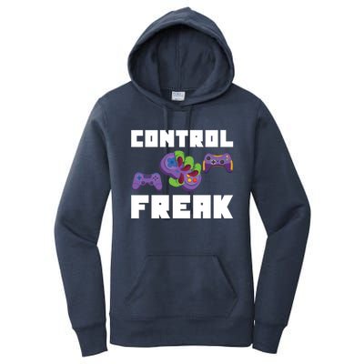 Control Freak Gamer Video Game Controller Gift Women's Pullover Hoodie