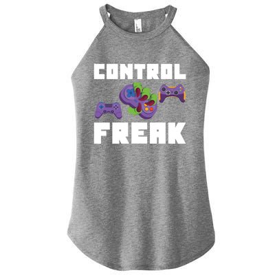 Control Freak Gamer Video Game Controller Gift Women's Perfect Tri Rocker Tank