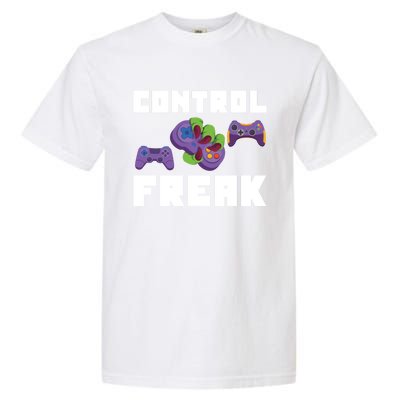 Control Freak Gamer Video Game Controller Gift Garment-Dyed Heavyweight T-Shirt