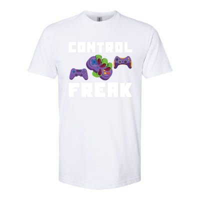 Control Freak Gamer Video Game Controller Gift Softstyle CVC T-Shirt