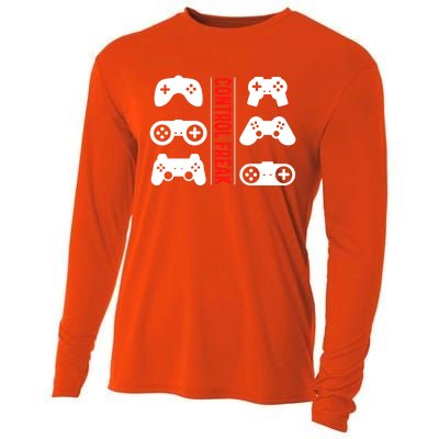 Control Freak Gaming Pc Console Video Games Computer Nerd Gift Cooling Performance Long Sleeve Crew