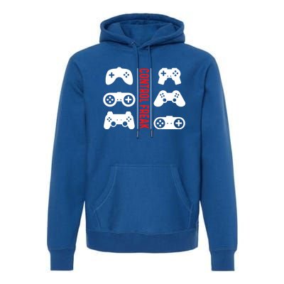 Control Freak Gaming Pc Console Video Games Computer Nerd Gift Premium Hoodie