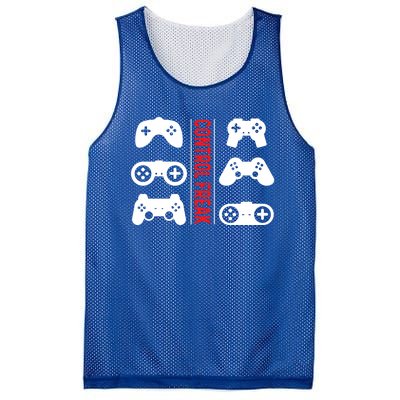 Control Freak Gaming Pc Console Video Games Computer Nerd Gift Mesh Reversible Basketball Jersey Tank