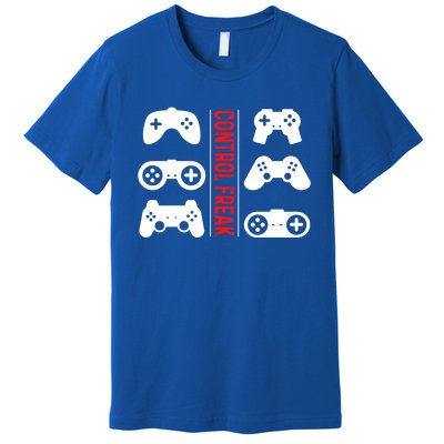 Control Freak Gaming Pc Console Video Games Computer Nerd Gift Premium T-Shirt