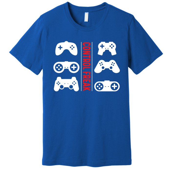 Control Freak Gaming Pc Console Video Games Computer Nerd Gift Premium T-Shirt