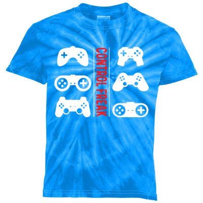 Control Freak Gaming Pc Console Video Games Computer Nerd Gift Kids Tie-Dye T-Shirt