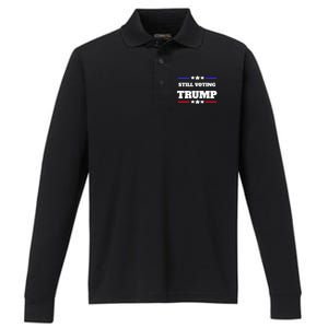 Convicted Felon Gift Performance Long Sleeve Polo