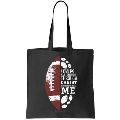 Christian Football Gifts Religious Verse Bag