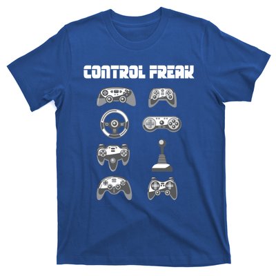 Control Freak Gift Funny Gaming Controller Gamer Video Games Gift T-Shirt