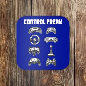 Control Freak Gift Funny Gaming Controller Gamer Video Games Gift Coaster