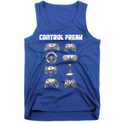 Control Freak Gift Funny Gaming Controller Gamer Video Games Gift Tank Top