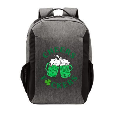 Cheers Fuckers Green Beer Ing St Patricks Day Cool Gift Vector Backpack