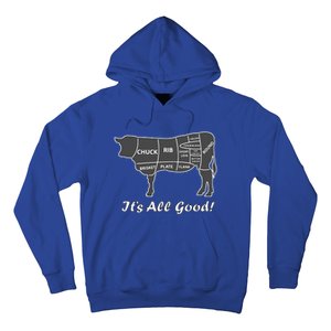 Custom Funny Graphic Bbq Beef Brisket Steak Ribs Cow Hoodie