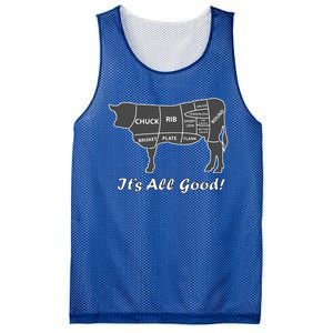 Custom Funny Graphic Bbq Beef Brisket Steak Ribs Cow Mesh Reversible Basketball Jersey Tank