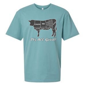 Custom Funny Graphic Bbq Beef Brisket Steak Ribs Cow Sueded Cloud Jersey T-Shirt