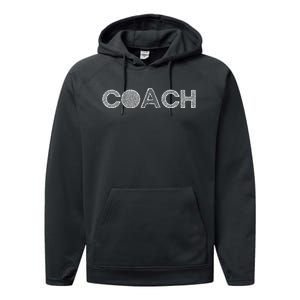 Coach Funny Gift Coach Performance Fleece Hoodie