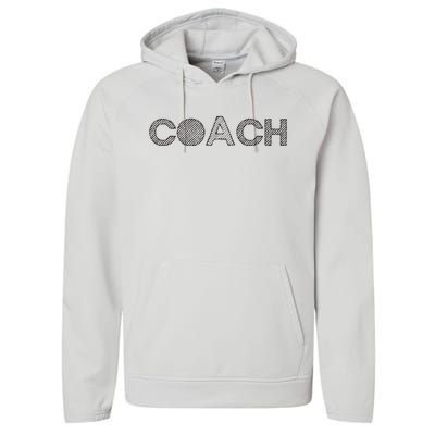 Coach Funny Gift Coach Performance Fleece Hoodie