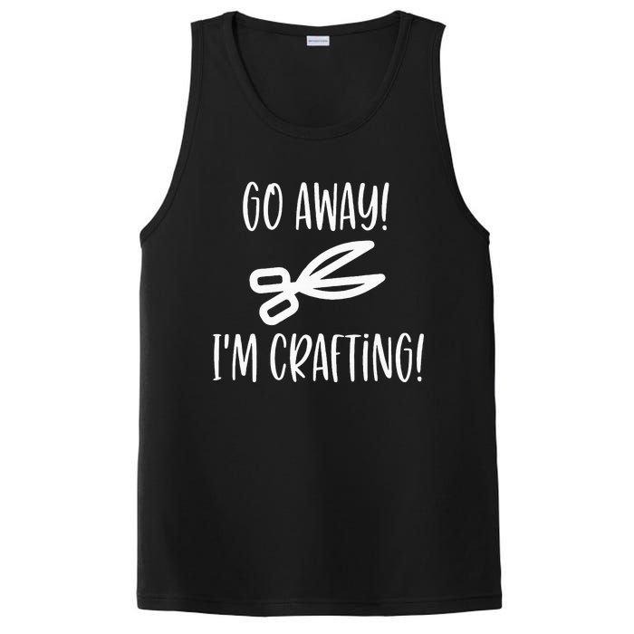 Crafting Funny Go Away Cute PosiCharge Competitor Tank