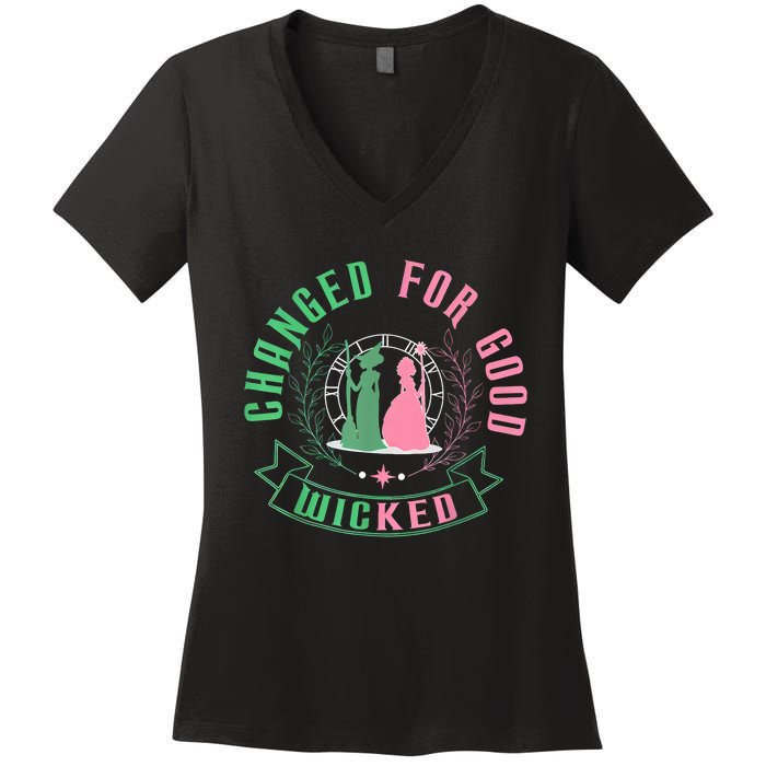 Changed For Good Wicked Women's V-Neck T-Shirt