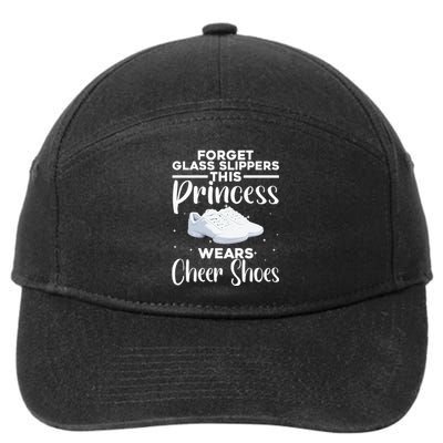 Cheerleader For Girl Women Cheerleading 7-Panel Snapback Hat