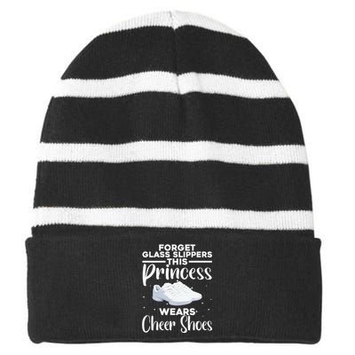 Cheerleader For Girl Women Cheerleading Striped Beanie with Solid Band