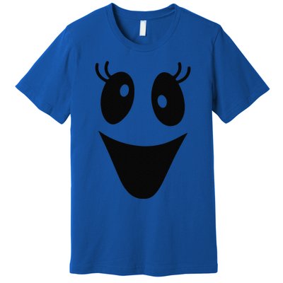 Cute Female Ghost Face Outfit For Halloween Costumes Premium T-Shirt