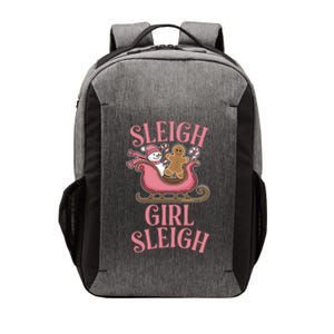 Christmas For Girl Sleigh Girl Sleigh Matching Family Xmas Vector Backpack