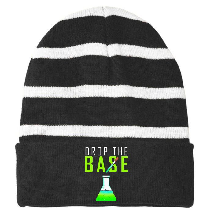 Chemist Funny Gift for Chemical Student Chemistry Teacher Striped Beanie with Solid Band