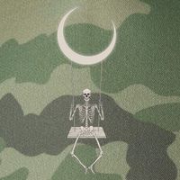 Cool Funny Halloween Skeleton On A Moon Swing Legacy Tie Dye Trucker Hat