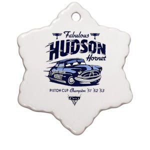 Cars Fabulous Hudson Hornet Ceramic Star Ornament