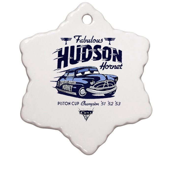 Cars Fabulous Hudson Hornet Ceramic Star Ornament