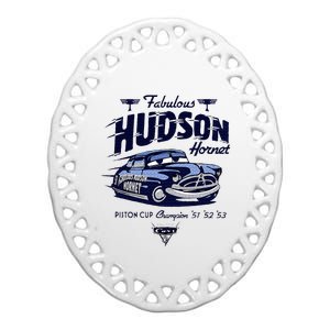 Cars Fabulous Hudson Hornet Ceramic Oval Ornament