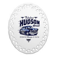 Cars Fabulous Hudson Hornet Ceramic Oval Ornament