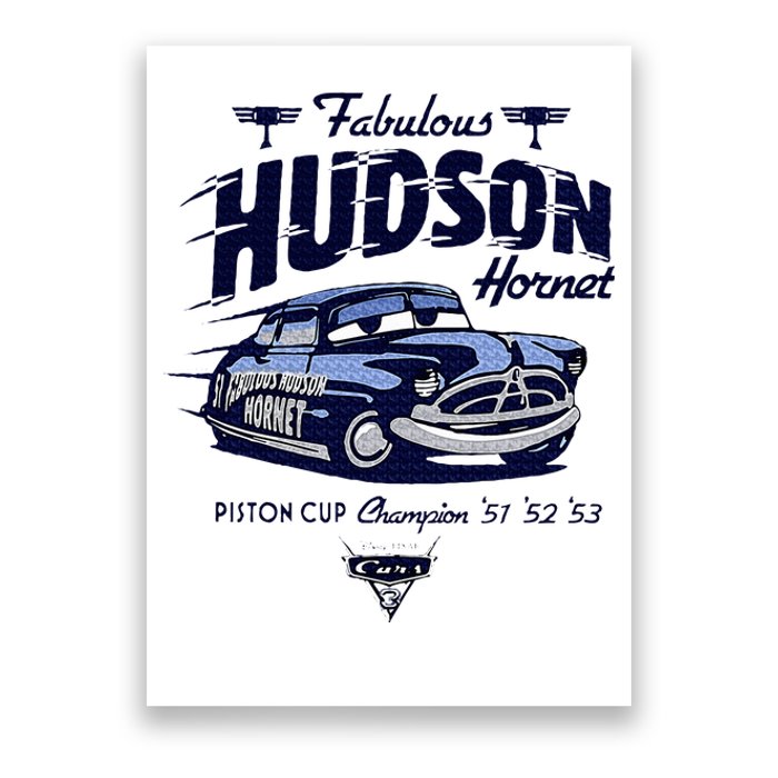 Cars Fabulous Hudson Hornet Poster