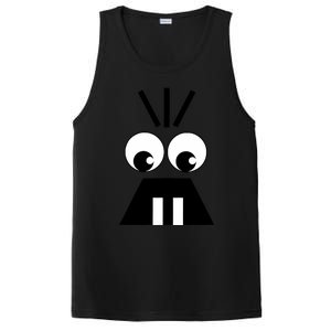 Creepy Face Halloween Carrots Costume PosiCharge Competitor Tank