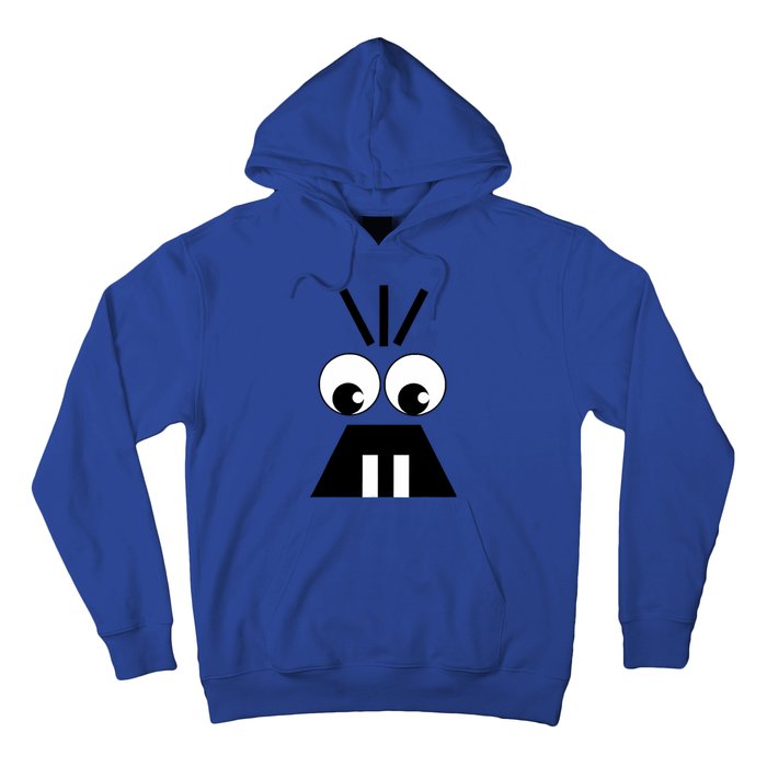 Creepy Face Halloween Carrots Costume Hoodie