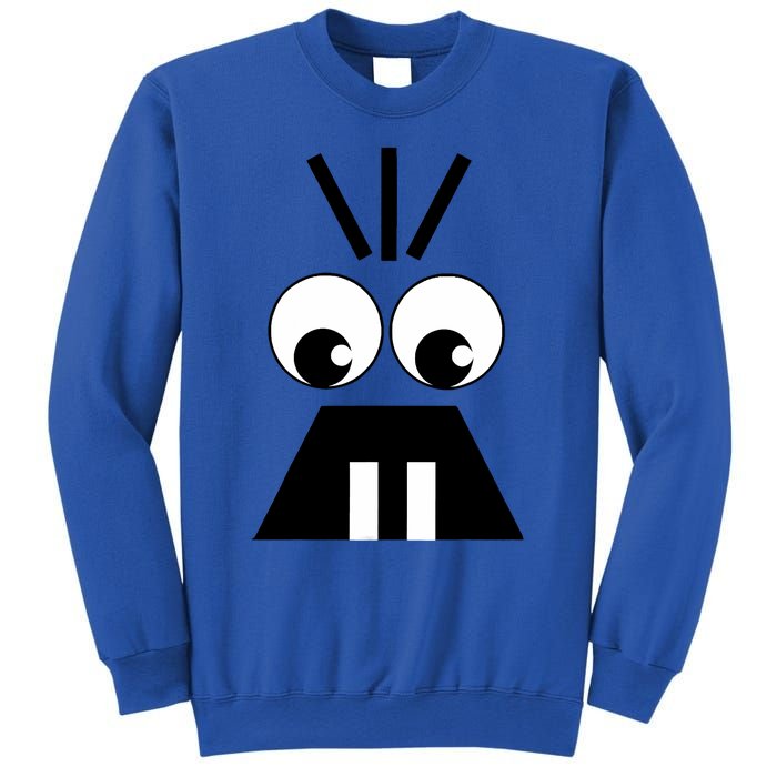 Creepy Face Halloween Carrots Costume Sweatshirt