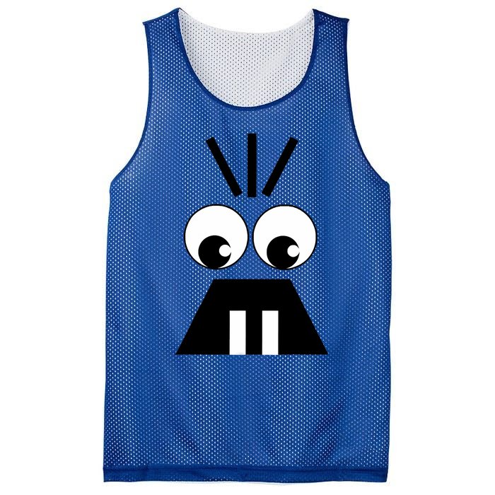 Creepy Face Halloween Carrots Costume Mesh Reversible Basketball Jersey Tank