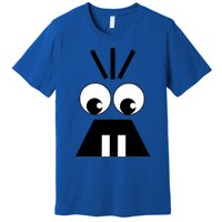 Creepy Face Halloween Carrots Costume Premium T-Shirt