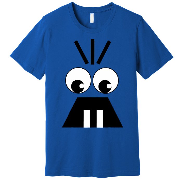 Creepy Face Halloween Carrots Costume Premium T-Shirt