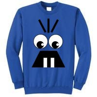 Creepy Face Halloween Carrots Costume Tall Sweatshirt