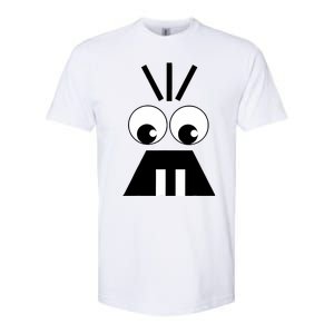 Creepy Face Halloween Carrots Costume Softstyle CVC T-Shirt