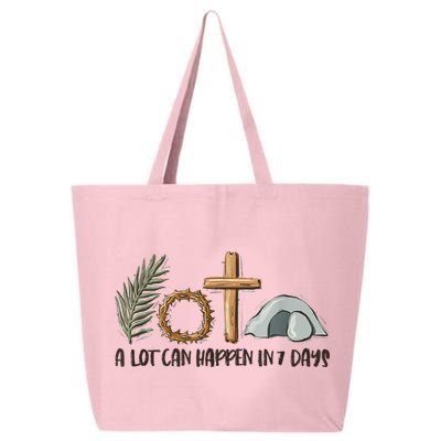Christian Faith Happy Easter Day A Lot Can Happen In 7 Days 25L Jumbo Tote