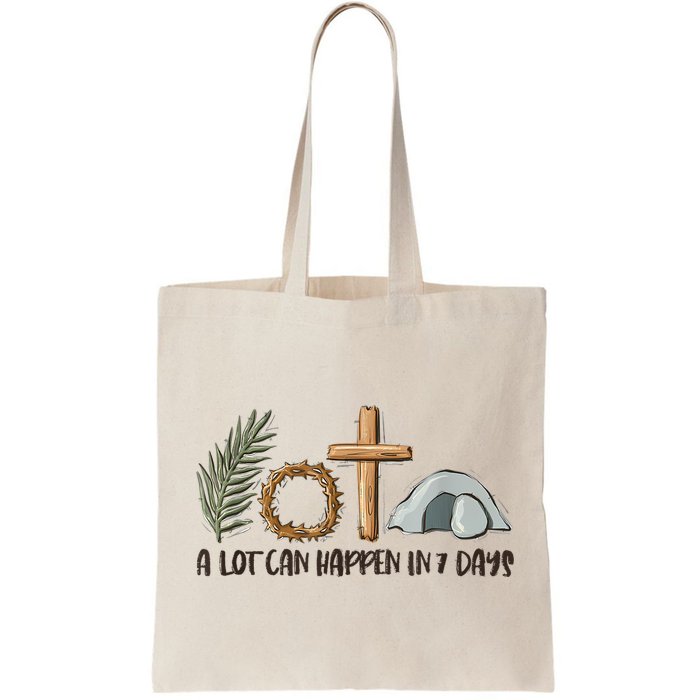 Christian Faith Happy Easter Day A Lot Can Happen In 7 Days Bag