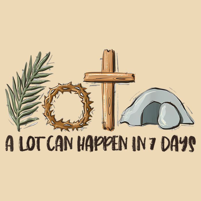 Christian Faith Happy Easter Day A Lot Can Happen In 7 Days Bag