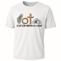 Christian Faith Happy Easter Day A Lot Can Happen In 7 Days Cooling Performance Crew T-Shirt