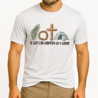 Christian Faith Happy Easter Day A Lot Can Happen In 7 Days Cooling Performance Crew T-Shirt