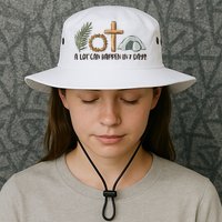 Christian Faith Happy Easter Day A Lot Can Happen In 7 Days Bucket Hat