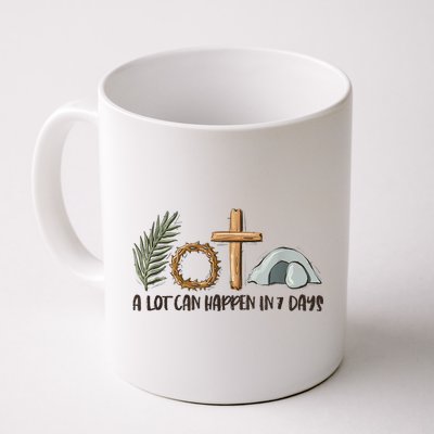 Christian Faith Happy Easter Day A Lot Can Happen In 7 Days Mug