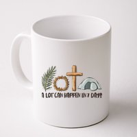 Christian Faith Happy Easter Day A Lot Can Happen In 7 Days Mug